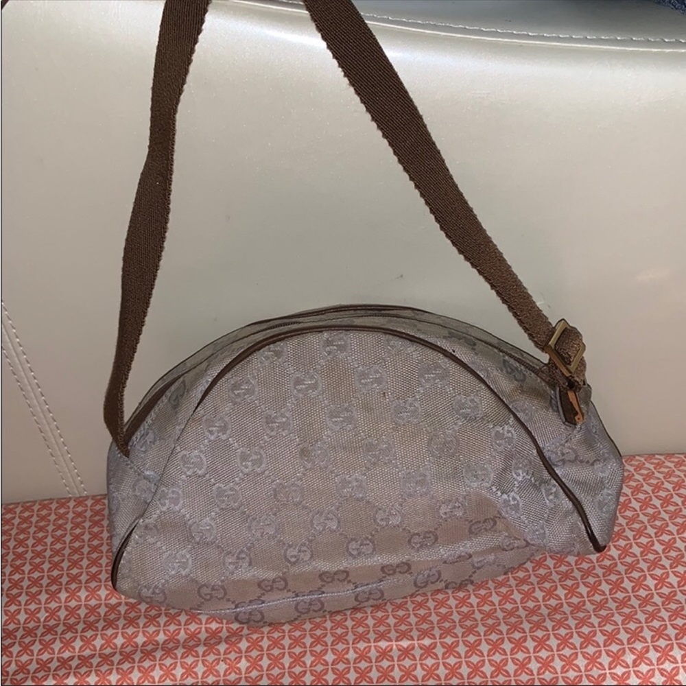 Gucci lavender mini moon bag